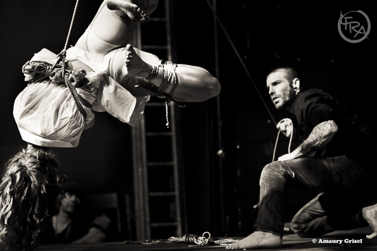 fred-rx:  performing at the London Festival or Rope and Art 2015 with oceanschild.