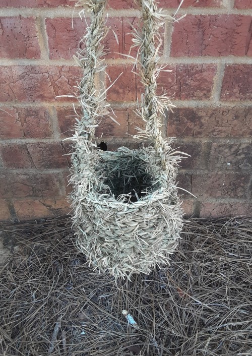 A Collection Of Braided Grass Baskets I Made Last Summer