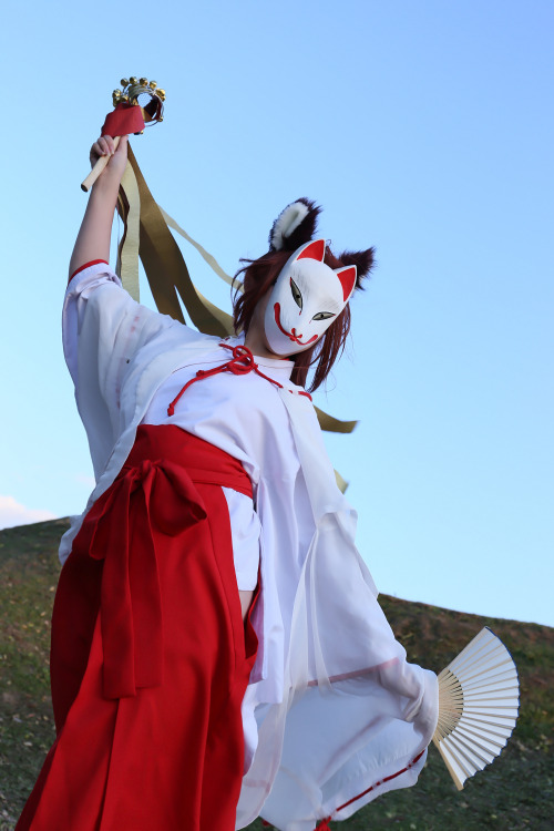 Cute Cosplay GIrl Higurashi Rin (Kitsune-Chan 3) 1-1