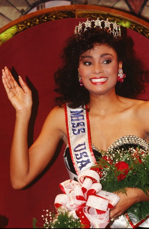 silkandcinnamon:The Ten Black Miss USA winnersCarole Gist, Miss USA 1990 (the 1st black Miss USA