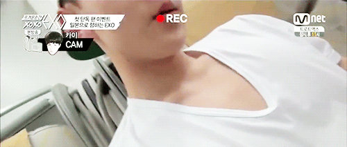 veriloquentmind:  i approve of kai’s filming skills 