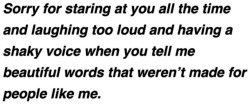 anxietycutting:  Me af, I’m so so awkward