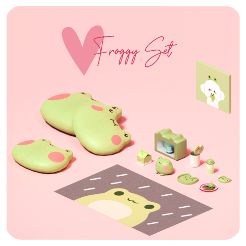 Froggy Set〜♡Here comes the second set! I had a lot of fun making it, hope you have fun using it too 