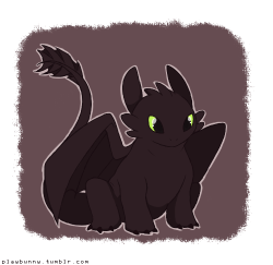 Commission for herpderpdoctor ! Toothless