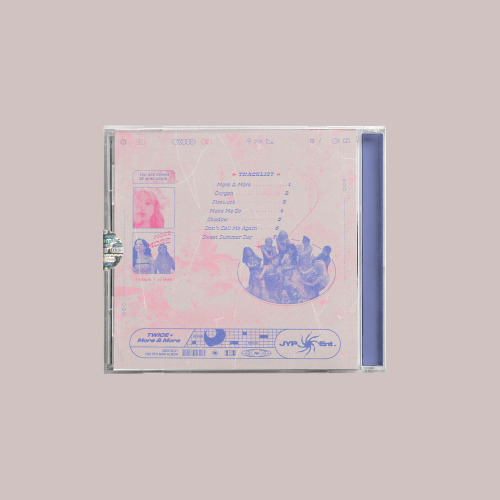 MORE &amp; MORE (2020) - The 9th Mini Album by TWICE (CD Redesign)Credits:Folded Text Effect by Youn