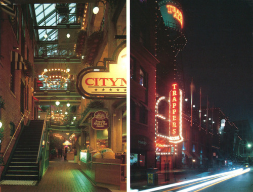 80sretroelectro: A 1986 ICSC Shopping Center Award winner, TRAPPERS ALLEY is a specialty shopping an