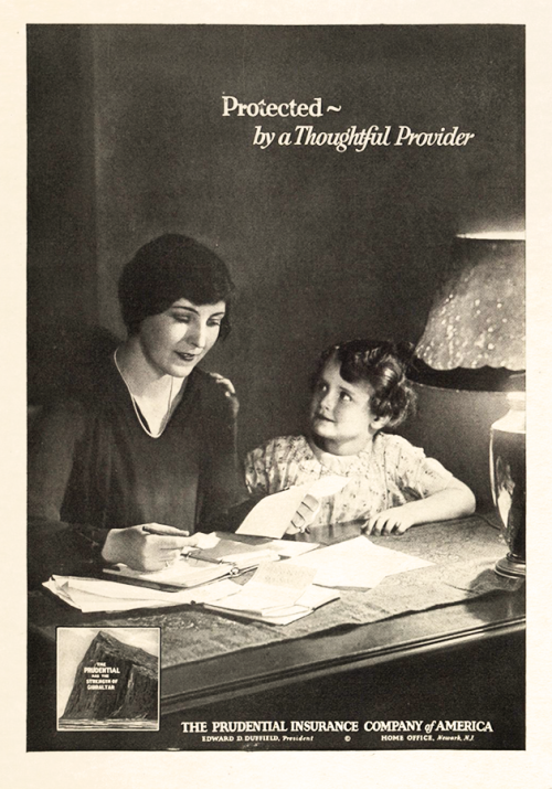 Prudential, 1928Theme Week: Mothers 