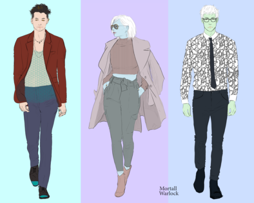 mortallwarlock:I might make this a new series : warlocks fashion through the ages ~ or something lol