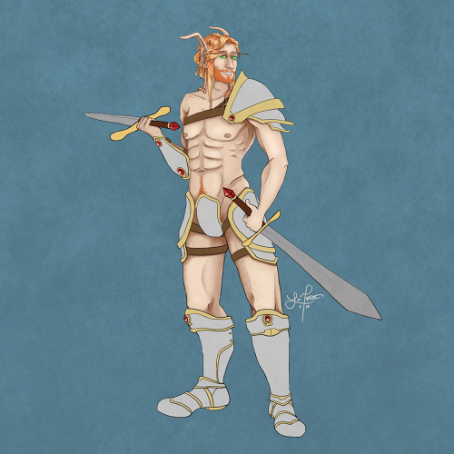embergale:  I may go back and shade the armor later but for now I’m lazy.    Ohhh hello ~
