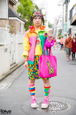 tokyo-fashion:  Sasakure wearing a colorful