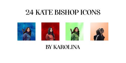 twenty four kate bishop icons located here!do not claim as your ownplease give credit is usinglike o