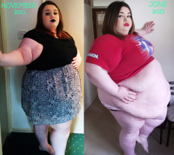 Almostimmobile:  Mvdh1990:  Porcelainbbw:  Look How Fat Iâ€™Ve Gotten! 80Lbs