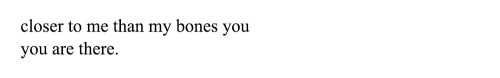 Could Have, Wisawa Szymborska // Written In The Blood, Jeanette Winterson // Stop Texting Me, Jasmine
