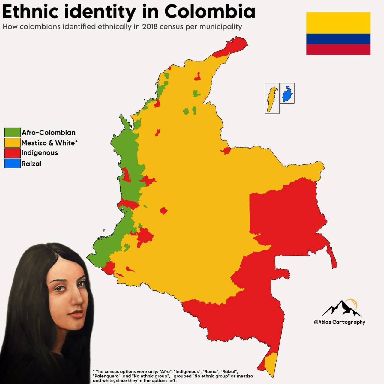 Ethnic Map Of Colombia By Atlas Cartography Maps On The Web 0d9ddccb0855589bba4151f651a599b03542381a
