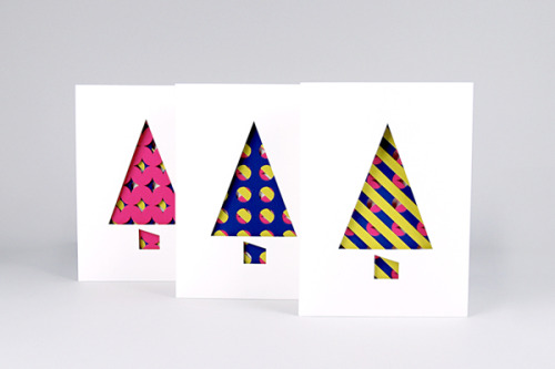 David Popov&rsquo;s DIY Christmas card design for a paper company.
