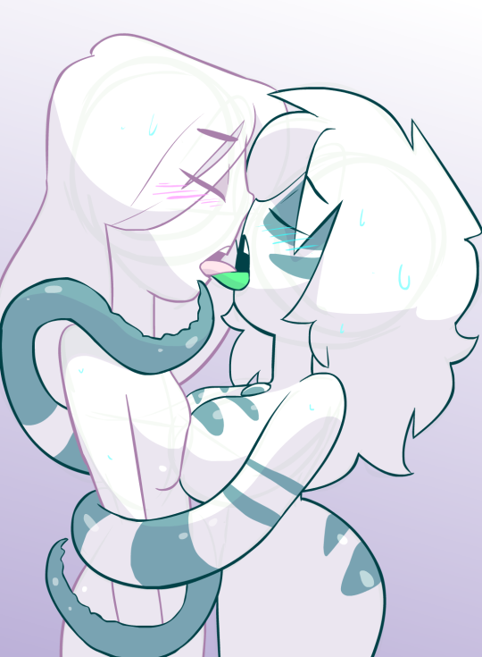 send-apatite-your-nudes:  Ohhh she was, she really loves my tentacle abilities = u = its kinda nice having a cute little toy to play with on weekends, and she loves when I show her off to the world so here she is for y’all to see her againGo follow
