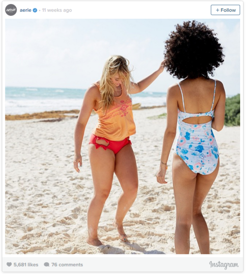 These photos show why a teen retailer is beating Victoria&rsquo;s Secret in the lingerie game“Aerie,