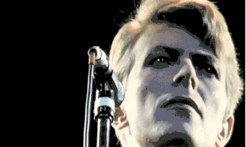 XXX soundsof71:  David Bowie, Earls Court 1978, photo