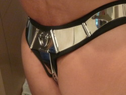 cbslave:  Chastity belt and appropriate chains