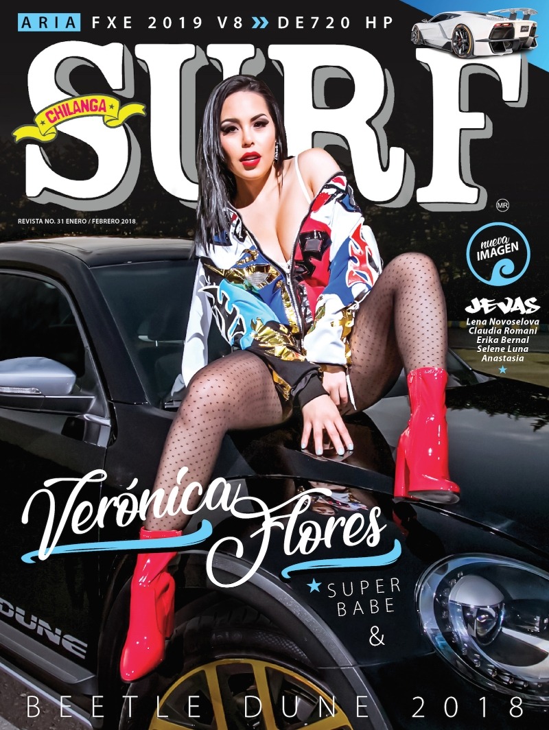 Veronica Flores - Chilanga Surf 2018 Ene-FebVeronica Flores semi desnuda en la revista