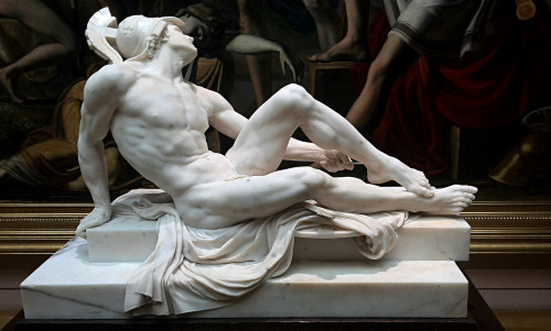 hadrian6:Achille Mourant - Dying Achilles. 1789. Jean Baptiste Giraud. French 1752-1830. marble.   h