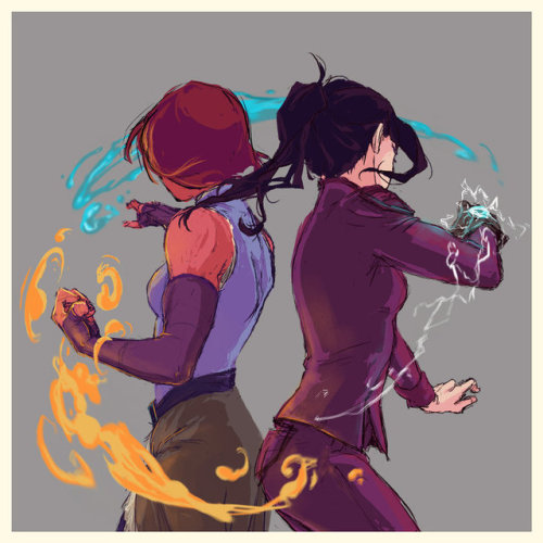 samanthadoodles:Korrasami sketch drop [ part three ][ part two ][ part one ]