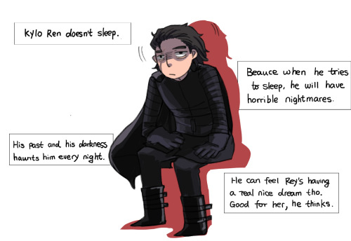  My Reylo Doodles:(58/?) What type of Sleeper are you?And y’all wondering why Kylo Ren doesn’t have 