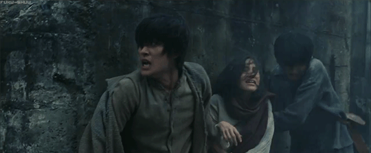 The Shiganshina Trio in the 2nd Shingeki no Kyojin live action film trailerMiura