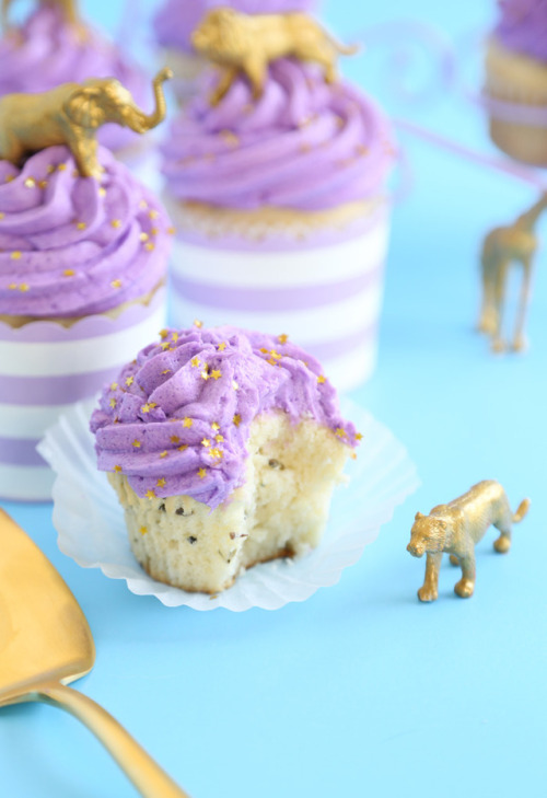 lavender lemon cupcakes.