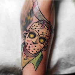 dubuddha-tattoo:  (via Cartoonish Jason Tattoo | Best Tattoo Ideas Gallery) 