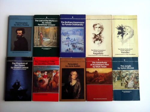 macrolit:Giveaway Contest: We’re giving away ten Bantam Classic books by Mary Shelley, Fyodor Dostoe