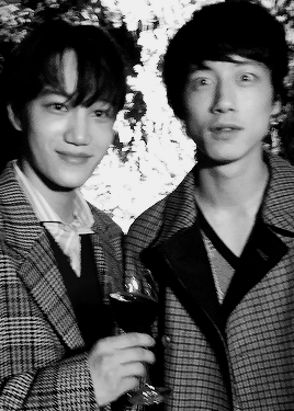 dazzlingkai:  Kim Jongin & Kentarō Sakaguchi at Gucci Cruise 2019