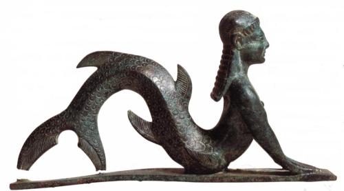 mini-girlz:  Ancient Mermaids Bronze Middle East 1,000 BC There are mermaid myths and sightings from