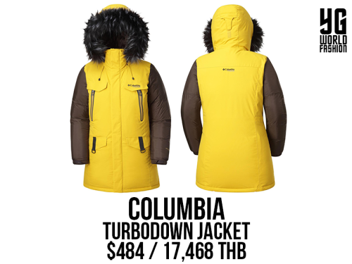 Dara uploaded a photo of herself on her Instagram wearing Columbia Turbodown Jacket. The jacket is a