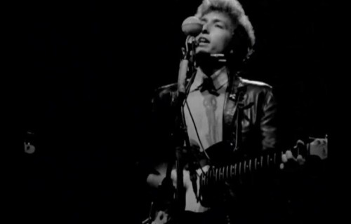 newshour:  50 years ago, Bob Dylan went electric at the Newport Folk Festival. His new sound was boo