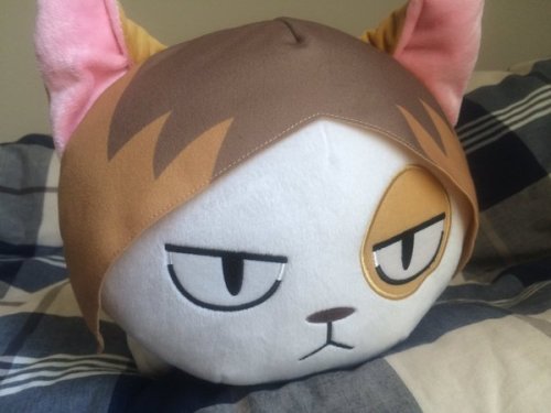 gloomyhome:  hey everyone! i’ll be moving apartments soon and i wanted to downsize a little! Official Big Kenma Cat plushie - 60 USD  Official Nekoma Jersey #5 (Kenma’s) - 30 USD they will be available for pick up at acen if you’d like. and if