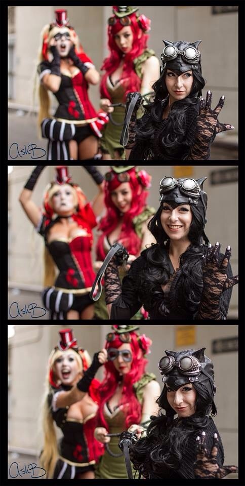 xxgeekpr0nxx:  Jessica Nigri as Steampunk Harley? Yes, please! Monika Lee as Steampunk