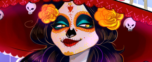 mo0gs:i finally finished La Muerte and i love her character so MUCH.
