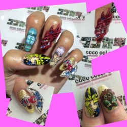 sliferthewhydidigeta:  More Yugioh nail art!  Source: https://twitter.com/colors_mnmn/status/715138424596930560 