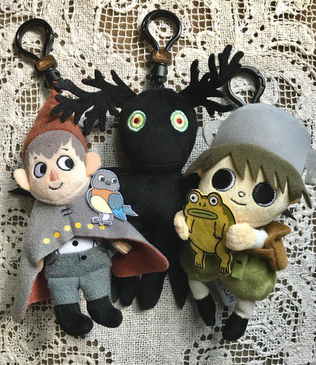 Patrick McHale on Tumblr: Over the Garden Wall figurines and plushes  available now at Hot Topic! They should be available in some other stores  in the near