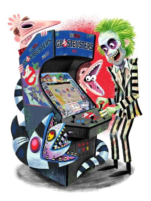 johnny-dynamo:  Arcade Dayz by   Luke Flowers  