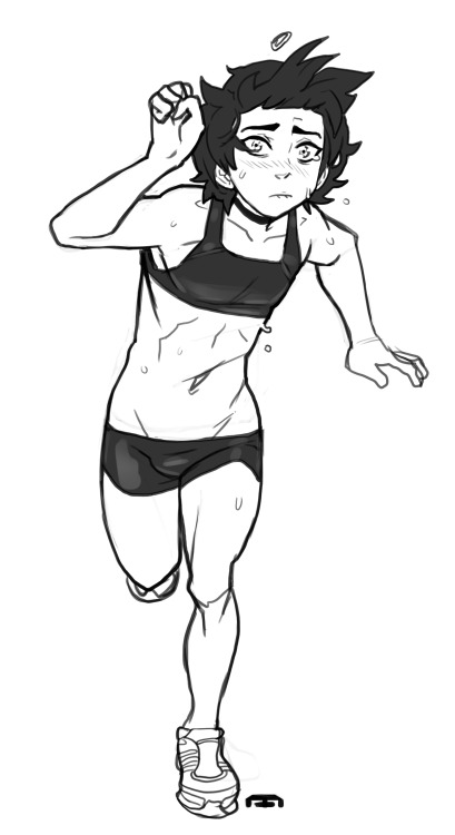 jlewdaby:  andava:  andava:  Running attire Alexis    Added a drawing of them running.   SUPPORT ON PATREON ORCOMMISSION ME  oh man this is just too adorable :D lovely drawings and gestures! 