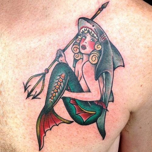 Porn Pics fuckyeahtattoos:  Done by Shae McAfee at