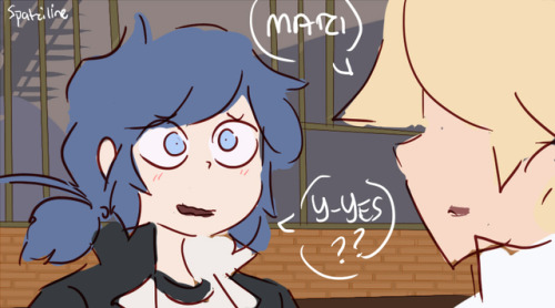 spatziline: Flirting (into the spider verse reference lol) +Patreon+