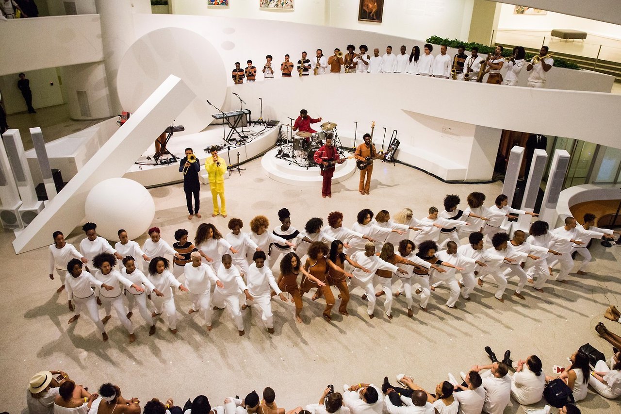 browngurl:Solange’s performing at Guggenheim 