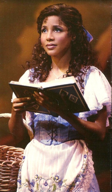 the-little-disnerd: Toni Braxton First African American woman to play Belle on Broadway (1998-1999)