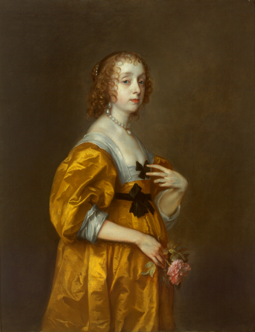 Van Dyck Mary Villiers, Lady Herbert of Shurland, ca. 1636