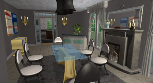 330 Audrey Avenue - the Rutherford house! This was a lot of fun to decorate, I honestly  think this 