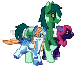 #ceciart#redesigns #my little pony  #buzzly is dead but the silver lining is i get to post this here now  #drew this a while back and i like them :) they dont have names yet tho