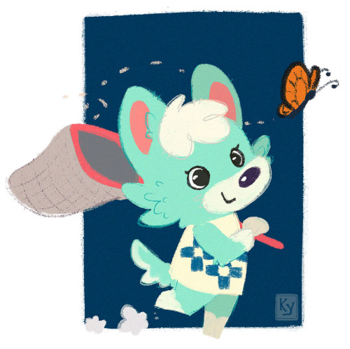 kounyoukai:  I like this blue little wolf